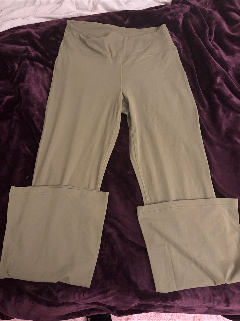 lululemon athletica Wide-Leg Yoga Pants in Sage